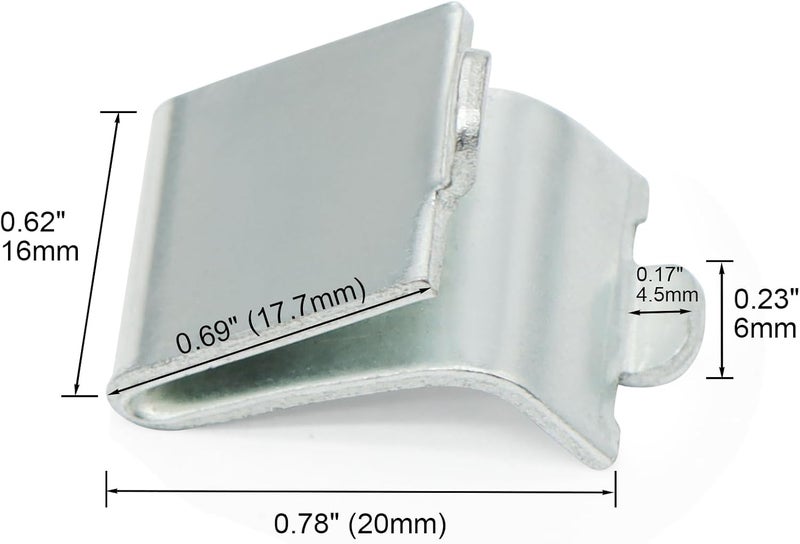 Abeicy 14 Packs Silver Shelf Supports Clip, Adjustable Steel Pilaster Heavy Duty Shelving Brackets for Metal Wood Freezer Fridge and Cabinet - Image 2